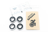 Fork Wheelchair Bearings High Performance Flanged R8 (FR8) 1/2" ABEC-5 1/2x1-1/8x.3125" (4-Pack) - Wholesale Wheelchair Parts