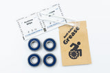 Rear & Fork Wheelchair Bearings R8 1/2" ABEC-5 1/2x1-1/8x.3125" (4-Pack) - Wholesale Wheelchair Parts