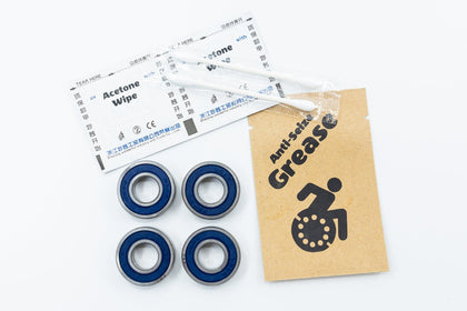 Rear & Fork Wheelchair Bearings R8 1/2" ABEC-5 1/2x1-1/8x.3125" (4-Pack) - Wholesale Wheelchair Parts