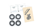 Rear Wheel and Fork Wheelchair Bearings 99502H ABEC 5 1-3/8" x 5/8" x .4331" (4-Pack) - Wholesale Wheelchair Parts