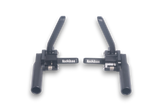 new 2026 All Aluminum Reckless Wheelchairs Push-to-Lock Lever Brakes (Pair) Black