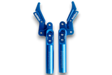 New 2026 Micro Adjustable All Aluminum Reckless Wheelchairs Scissor Brakes (Pair)  Blue