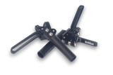 new 2026 All Aluminum Reckless Wheelchairs Push-to-Lock Lever Brakes (Pair) Black