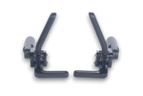 new 2026 All Aluminum Reckless Wheelchairs Push-to-Lock Lever Brakes (Pair) Black
