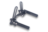 new 2026 All Aluminum Reckless Wheelchairs Push-to-Lock Lever Brakes (Pair) Black