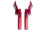 New 2026 Micro Adjustable All Aluminum Reckless Wheelchairs Scissor Brakes (Pair) Red
