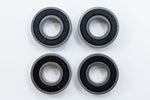 Front Fork & Rear Wheelchair Bearings 6001-1/2 6001-8 ABEC-3 28mm OD, 1/2" ID Serviceable (4-Pack) - Wholesale Wheelchair Parts
