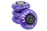 RWC Speed Wheels (4 Pack) - High-Performance 72mm 98A Wheelchair Rugby and Basketball Casters - Wholesale Wheelchair Parts